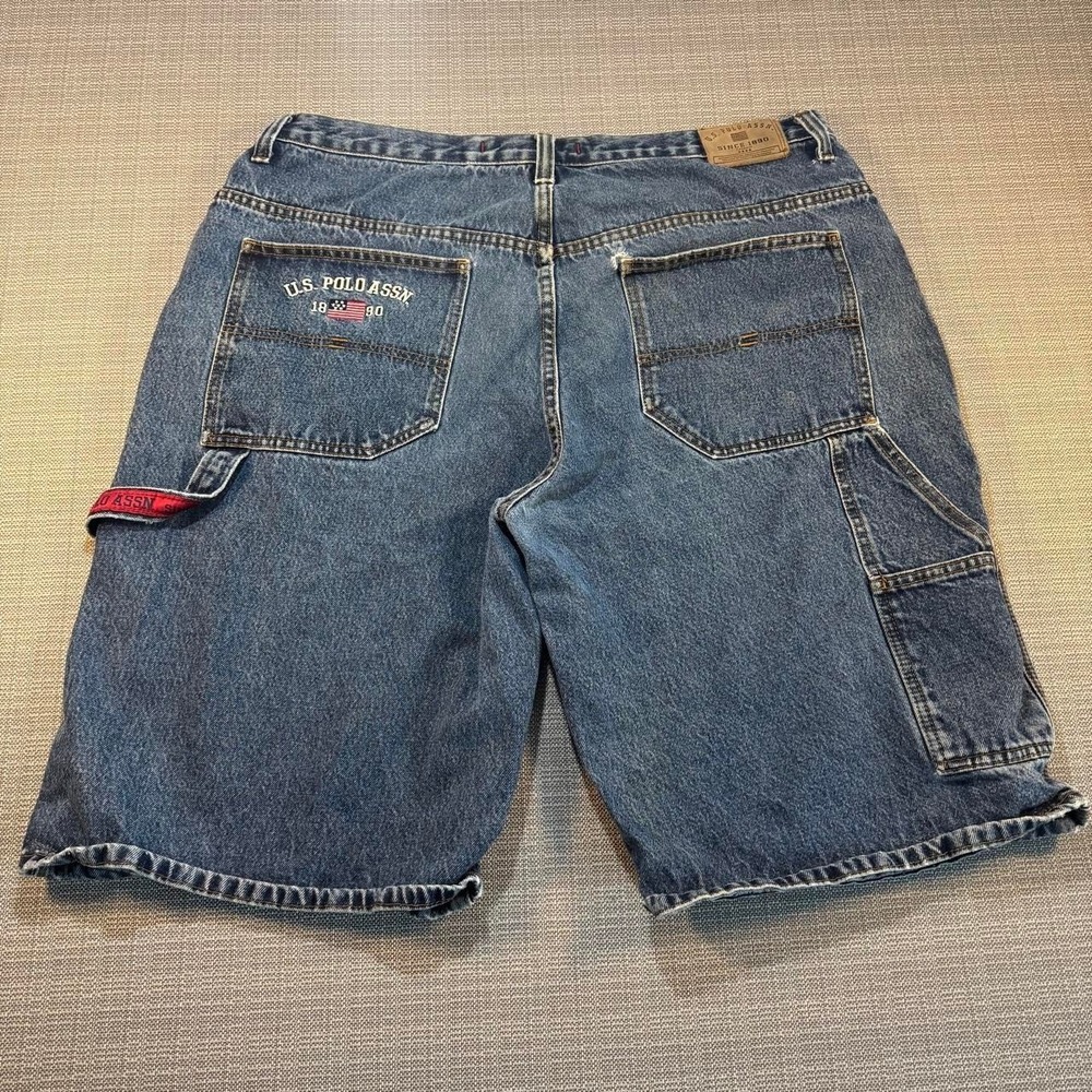 U.S. Polo Assn. Y2K blue denim shorts men's 40
